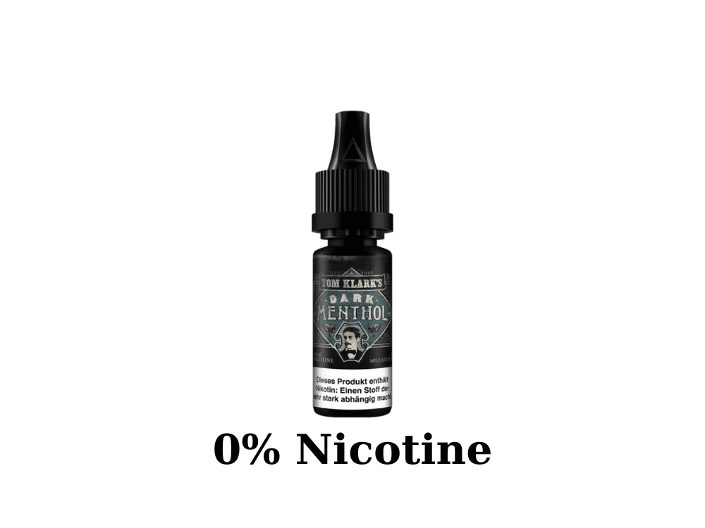 Tom Klark Dark Menthol უნიკოტინო ლიქვიდი ელექტრო სიგარეტისთვის
