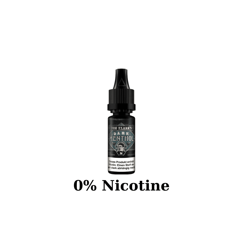 სიგრილე და სიღრმე უნიკოტინო ვეიპში
Tom Klark Dark Menthol უნიკოტინო ლიქვიდი ელექტრო სიგარეტისთვის